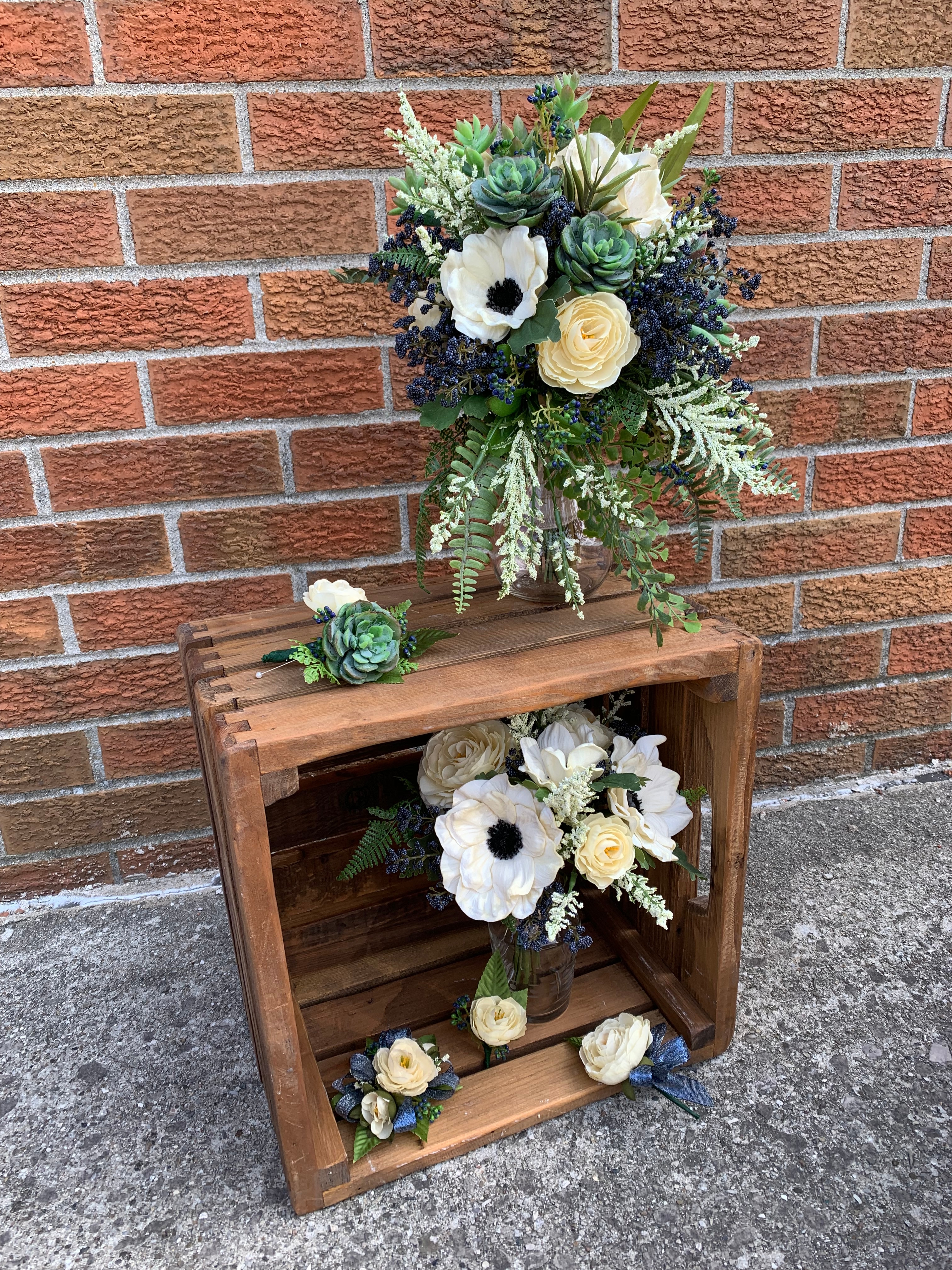 Bouquet, Boutonniere, corsage